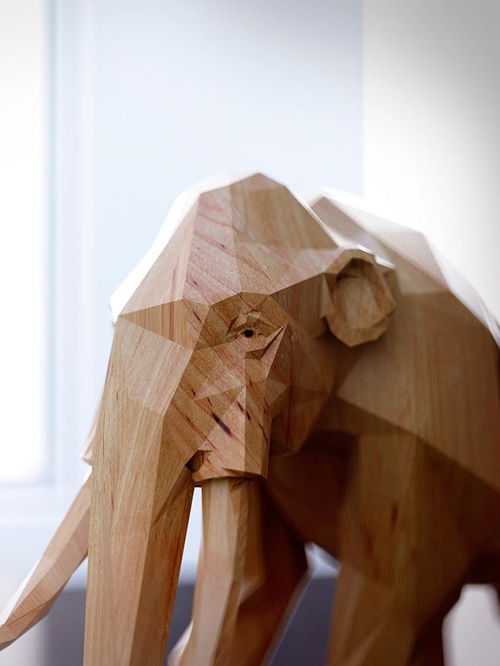 艺术家 Mat Szulik 木雕动物